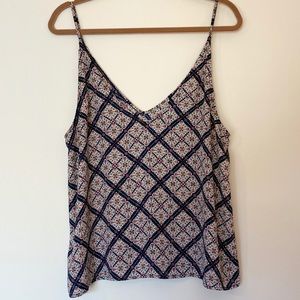 TIMING- Spaghetti Strap V-Neck Blouse